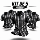 [Llevá 5, Pagá 3] Camisa Masculina Icon de Algodón y Poliéster (¡Estilo Sofisticado!)