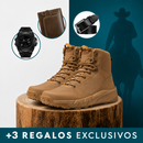 Bota Masculina Titan Ortopédica Impermeable y con Suela Antideslizante + 3 regalos: Reloj, Cinturón y Billetera