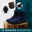 Bota Masculina Titan Ortopédica Impermeable y con Suela Antideslizante + 3 regalos: Reloj, Cinturón y Billetera